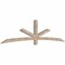Ekena Millwork Alberta Smooth Timber Gable Bracket, Douglas Fir, 108"W x 27"H x 3 1/2"D x 3 1/2"F, 6/12 Pitch GBW108X27X0404ALB00SDF - alternate 5
